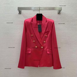 Brand Suit Femmes Signification du manteau Designer Fashion Dîner de mode partie formel Acid Acite Fabric Long Sans Blazer Suit Tokgraat 10 avril
