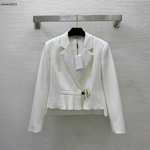 Merkpak Women Suits Designer Dames Fashion Dinner Part Formele lange mouwen Blazer Turndown Collar Elegant Short Jacket Overjas 07 XNQN