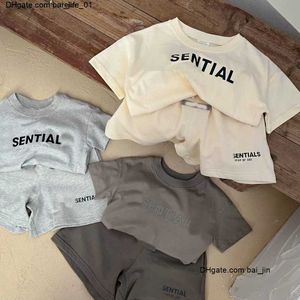 Brand Designers d'été Cotton Leisure Sports Girls T-shirts Shorts Sets Baby Boy Clothes Kids Tenues 1 à 6 ans