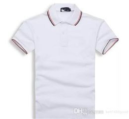 Marque été hommes Polo broderie chemise manches courtes hauts col rabattu vêtements homme mode décontracté S-3XL