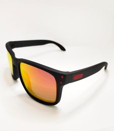 Lunettes de soleil de marque 009102 Hommes Femmes Lunettes Lunettes polarisées UV400 Sport Cyclisme Verre de soleil TR90 Taille du cadre carré Largeur totale 143 m6381922