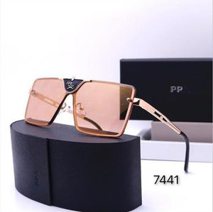 Gafas de sol de marca Diseñador de alta calidad para mujeres Letra UV400 Diseño Viaje Fabreros de moda Caja de sol de moda