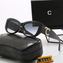 Lunettes de soleil de marque lunettes de soleil de créateur lunettes de soleil de luxe de haute qualité pour femmes lettre UV400 design voyage mode lunettes de soleil boîte-cadeau 6 modèles très beau bon