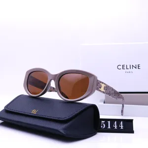 Lunettes de soleil de marque lunettes de soleil de créateur lunettes de soleil de luxe de haute qualité pour femmes lettre UV400 design ovale lunettes de soleil de voyage boîte-cadeau 4 styles très sympa