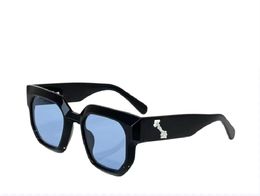 lunettes de soleil de marque pour femmes lunettes de soleil de créateur pour hommes 014 lunettes de soleil lunettes de mode polygone futuriste anti-rayonnement lunettes de soleil à grande monture livraison gratuite bleu
