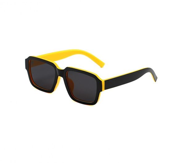 lunettes de soleil de marque pour femmes lunettes de soleil de créateur pour hommes 23 nouvelles dames de mode Europe et Amérique lunettes de soleil à grande monture lunettes de protection solaire de pêche livraison gratuite jaune