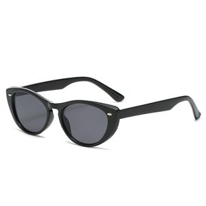 Merk Zonnebrillen Voor Vrouwen Retro Dames Cat Eye Zonnebril Uv Bescherming Anti-Glare Vintage Gafas De Sol