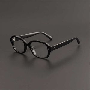 Lunettes de soleil de marque La nouvelle monture de lunettes d'assiette faits à la main du créateur japonais pour la myopie de mode personnalisée pour hommes et femmes peut être associée à un grand nombre de