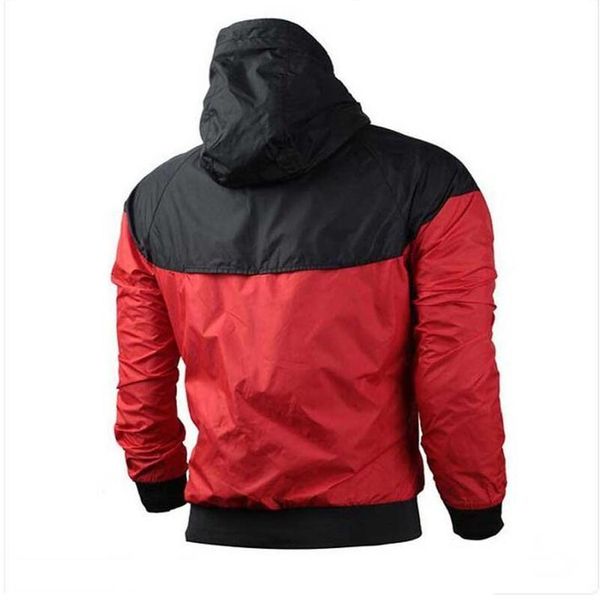 Sweat-shirt de marque Windrunner Sweat à capuche Hommes Femmes Veste Manteau à manches longues avec logo Automne Sports Zipper Windcheater Designer Vêtements pour hommes Plus S