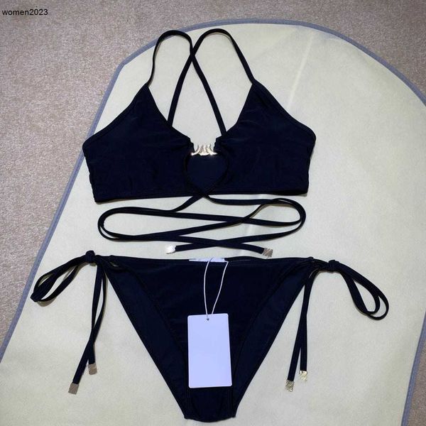 Marca Swimwear Women Bikini Diseñador Traje de baño Moda de dos piezas Swimsuits Triangle para mujeres Bueles