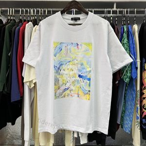 camiseta de la marca camiseta morada masculina camisetas diseñador camisetas para mujeres camiseta gráfica ropa deportiva ropa camisetas de algodón graffitir hip hop camisetas 262