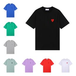 Merk T-shirt Zomer Heren Dames Ontwerpers brief Losse kleding Mode Zwart wit Luxe Kleding Straat S-XL 12 kleuren