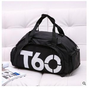 Merk T60 Nieuwe Populaire Waterdichte Rugzak Outdoor Sports Bag Duffle Gym Bag Sports Bag Travel Bag + Onafhankelijke Schoen Bit Gratis Verzending