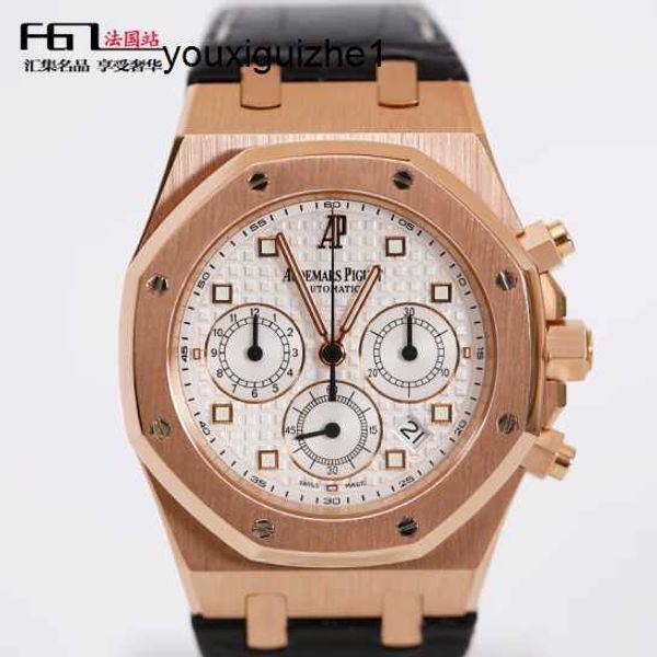 Marca Tactical AP Watch Millennium Series 26022OR Reloj para hombre Oro rosa Mecánico automático Reloj suizo famoso Reloj deportivo de lujo Diámetro 39 mm