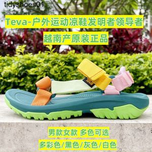Marque Teva Mens and Womens Outdoor Sports Sandales décontractées Velcro Anti Slip anti-odeur et chaussures de plage respirantes pour patauger en amont et en aval