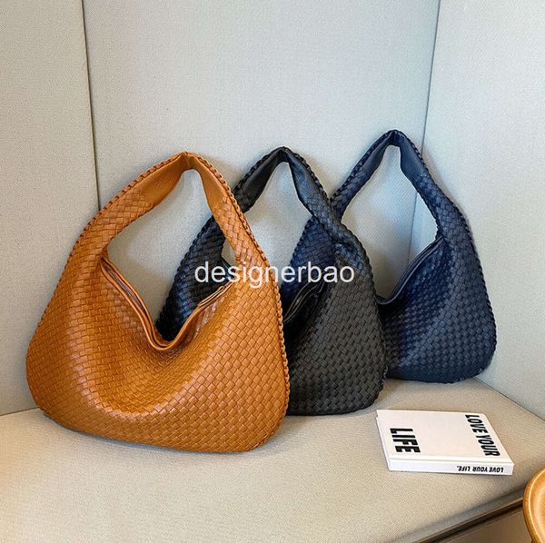 Marque fourre-tout concepteur en cuir tissé de haute qualité femmes sacs à bandoulière de luxe bottegCapacity sac décontracté polyvalent sac