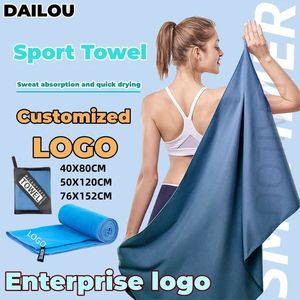 Personnalisation des serviettes de marque Sports de séchage rapide super absorbant