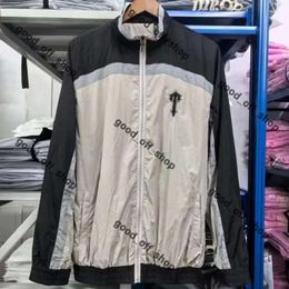 Jacket de la chaqueta de la marca de la marca Jackets de diseño para hombres Bomber Bomber Jacke de cuero impermeable Bordado de bordado Trapstar Veste Homme Irongate JCAKET 977