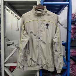 Jacket de la chaqueta de la marca de la marca Jackets de diseño para hombres Bombardero Bomber Jacke de cuero impermeable Bordado de bordado Trapstar Veste Homme Irongate JCAKET 237