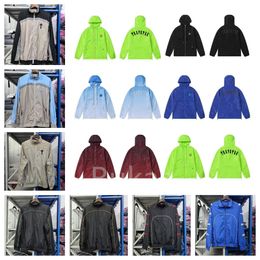 Brand Trapstar Mens Jackets Windbreaker Bomber Womens Jacke Coat Leather Iproofroproping Brodery Blue Blue Xl Homme Irongate Jcaket