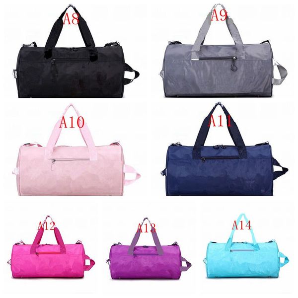 Sacs Duffel pour femmes Hommes Sport Laser Sacs de voyage réfléchissant Lettres Lettres Capacité Sac à bagages étanche Sac à bagages Adolescent Sacs à main de haute qualité