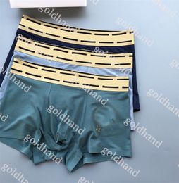 Marque Slip Hommes Sous-Vêtements Designer Classique Hommes Casual Doux Confortable Boxers Cool Coton Respirant Underpant