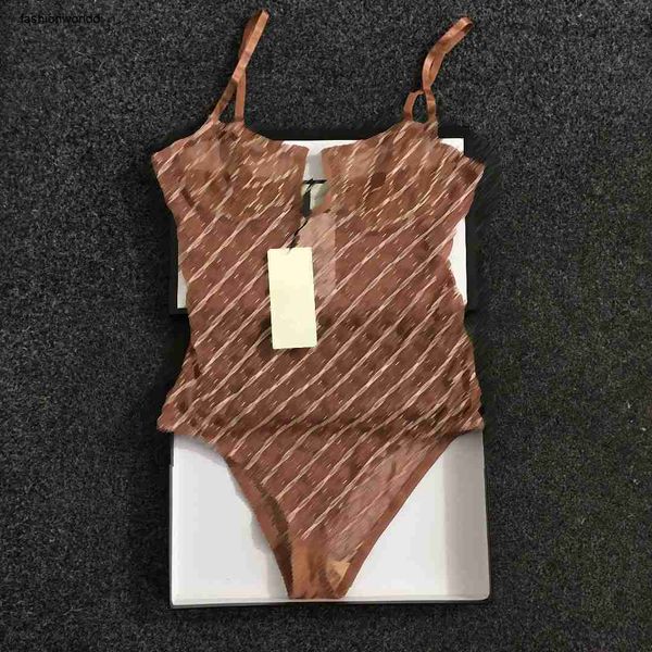 Marca Ropa interior traje diseñador mujer Lencería Carta malla encaje hasta ropa interior Ropa interior triangular Con caja 09 11 de diciembre