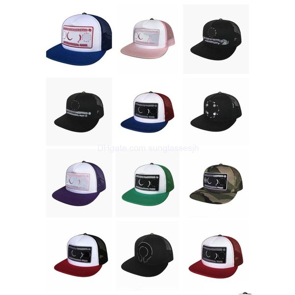 Marca Unisex Diseñador Snapbacks Sombreros Cruz Flor Algodón Béisbol Corazones Hombres Bordado Snapback Adt Sun Hockey Equipado Sombrero Atlético