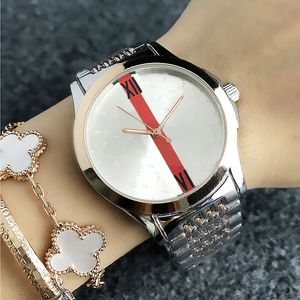 Montre de marque pour femme Lady Girl avec bracelet en acier en métal montres à quartz G37