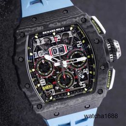 Montre de marque Grestest montres-bracelets RM montre-bracelet Rm11-03 Ntpt avec 49,94 * 44,50 mm RM1103