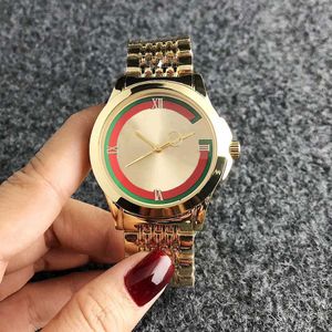 Merkhorloge Vrouwen Meisje Stijl Metalen Stalen Band Quartz Horloges