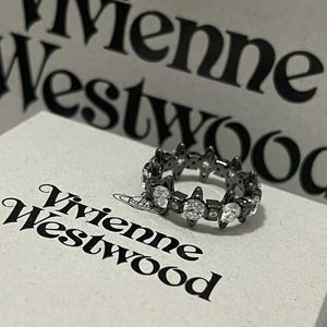 Marque Westwoods High Edition Luxury Luxury Advanced Super Sparkling Multi Saturn Planet Ring Couple Nail