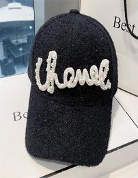 Marca à prova de vento cashmere bonés de beisebol na moda cáqui rosa mais veludo quente inverno chapéus para mulheres homens gorras para mujer 2203044453991