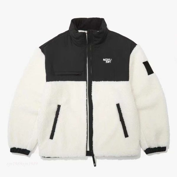 Jacket de la marca Women Man Foux Faux Shearling Outerwear lana Agrupación de invierno Parka Sobreada Tamaño informal Moda espesa abrigo de vellón tibio