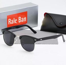 Óculos de sol femininos de marca, óculos polarizados de designer clássico, óculos de sol masculinos UV400Sunnies, armação de metal, lente polaróide, férias ao ar livre