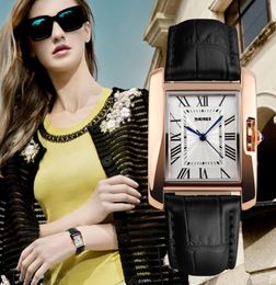 Merk Dames Horloges Mode Toevallig Quartz Horloge Waterdicht Leer Dames Horloges Klok Dames Lederen Band4076290