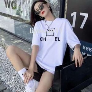 Marque Brand Womens Chanells Designer T-shirt Femmes Vêtements France Chanellshirt Two C Letter Womens Vêtements Graphic Imprimé Round Cou Neck S 4274