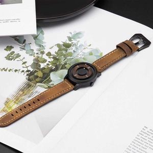 Merk houten magnetische bal polshorloge mannen luxe quartz horloges man hout roestvrij staal heren polshorloge mannelijke klok 2022