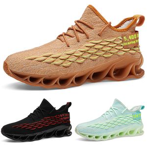 Brand8 Sale Hot Light Barato Verde Amarillo Oro Negro Rojo Gris Cojín Hombres jóvenes Chico Zapatos para correr Diseño de corte bajo Trenes Sports59