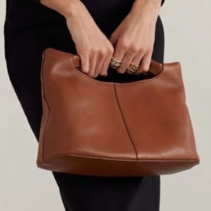 La créatrice de sacs à main de marque vend des sacs pour femmes à 65% Discount The Row Genuine Leather Handbag Hands Cowhide Commuter Bag Fashion One épaule Crossbody Womens