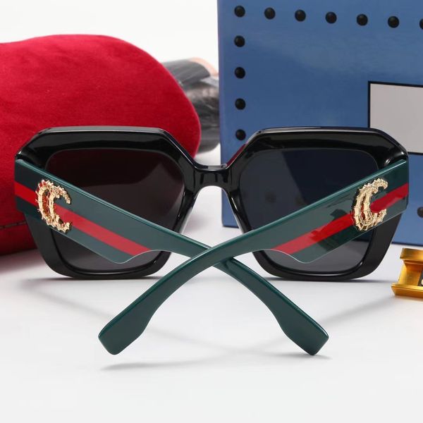 Diseñador de marca de marca Gafas de sol originales Gafas de sol clásicas para hombres Mujeres S Cat Eye Anti-UV lentes polarizadas Conducción Fábrica de vidrio retro Retro