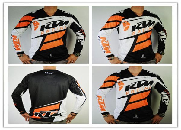 BrandKTM maillots de motocross T-shirts OFF ROAD moto vélo maillots de cyclisme respirant sweat VTT maillot de descente rapide D1236921