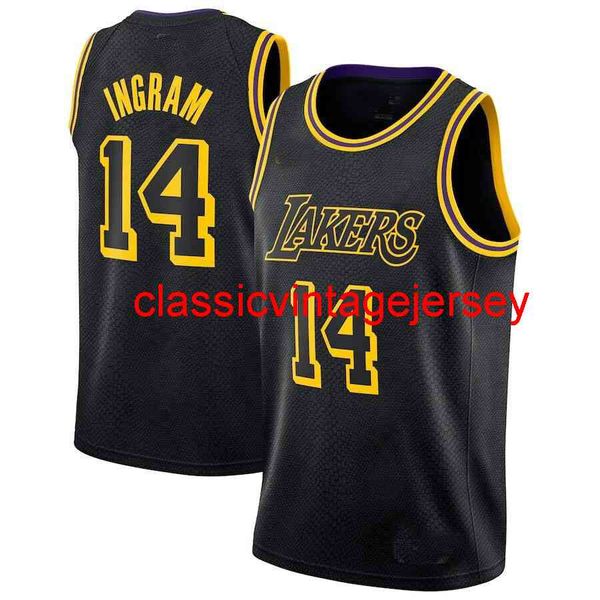 Brandon Ingram #14 Swingman Jersey cosido Hombres Mujeres Jóvenes Baloncesto Jerseys Tamaño XS-6XL