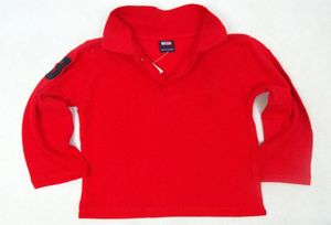 Marques Enfants Polos T-shirt Enfants Revers Manches longues Bébé Polos T-shirt Garçons Tops Vêtements Fille Coton T-shirts Broderie T-shirts 91123875