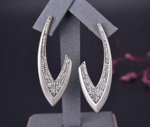 Marques Bijoux De Mode Femme Cristal Longues Boucles D'oreilles Geisha Dream Catch Party Haute Qualité Grande Lune Conception Goutte Bijoux 7191741