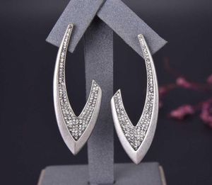 Merken Fashion Jewellery Woman Crystal Long Stud oorbellen Geisha Dream Catch Party Hoogwaardige Big Moon Design Drop Jewelry6676297