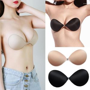 Soutien-gorge 1pcs Invisible Adhésif Push Up Nipple Cover Nude Bra Autocollant Poitrine Pâte Sein Sexy Pâteux