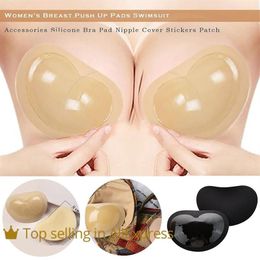 Bras 2021 Vrouwen Borst Push Up Pads Badpak Accessoires Siliconen Beha Pad Nipple Cover Stickers Patch Bralette302n