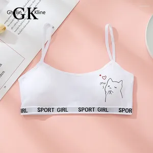 BRAS 2024 Mignon Chat Modèle Femmes Soutien-Gorge De Haute Qualité Marque Confortable Lisse Brassière Sans Couture Sport Fille Gym À Armatures