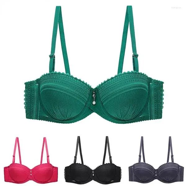 BRAS 2024 Pour Femmes Demi-Tasse Push Up Soutien-Gorge Sexy Sous-Vêtements En Dentelle 80 85 90 95BC Femme Brasieres Lingerie